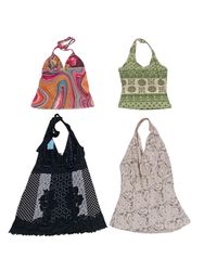 Halter tops mix -12pcs -25/4/25
