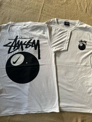 Stussy rework style nike ball white tees 20 pcs