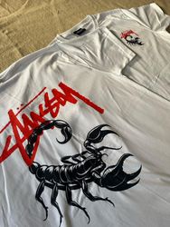 Stussy rework style scorpian white tees 20 pcs