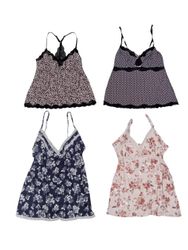 Tops imprimés en poly - 15 pcs - 25/4/25