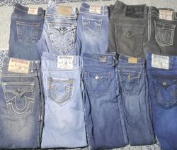 True religoin/miss me/rock revival Jeans 18pcs