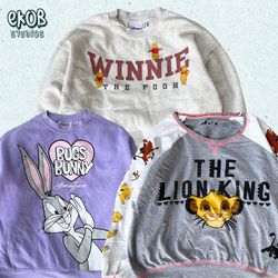Disney Sweatshirt Collection - 6 Pieces
