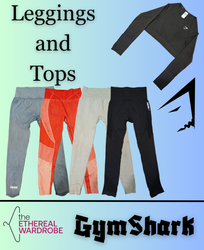 Gymshark Mix Bundle 34pcs including Tops and Leggi..