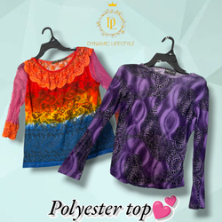 Polyester tops 20 pieces