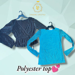 Polyester tops 50 pieces