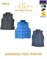 Branded Vest/Puffers|10pcs