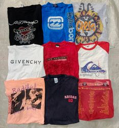 billabong and mix graphic tees