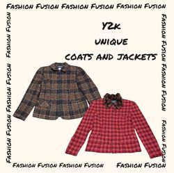 (FF-850) Y2k Unique Coat/jacket