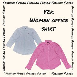 (FF-854) Polo Office Button up Shirt