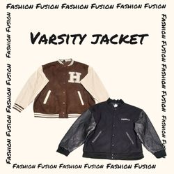 (FF-842) Wool Varsity jacket