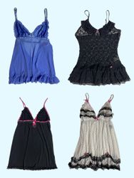 Nachtzeit Eleganz Cami Tops (TS:514)