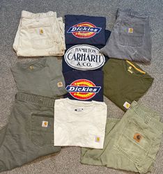 カーハート、ディッキーズのショーツとTシャツ