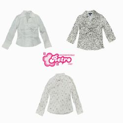 Camisas Y2k Officecore