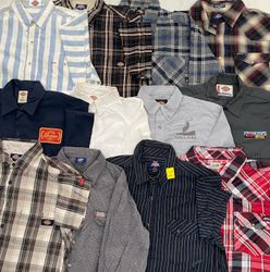 Branded Dickies Button up Shirts - 15 Pi..