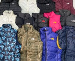 Branded The North Face Puffer Vests - 15..