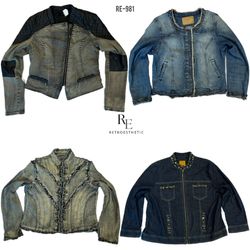 Y2K IT Girl Denim Jackets (RE-981)