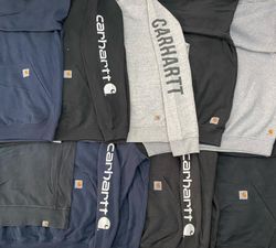 Branded Carhartt Sweatshirts & Hoodies - 10 Pieces