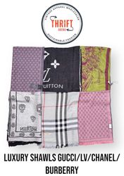 T947 Luxury Shawls Gucci/LV/Chanel/Burberry 25Pcs