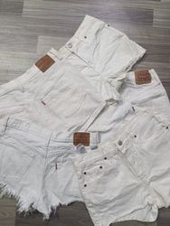 HD788 Ladies Vintage Levis White Sexy Shorts - 50 ..
