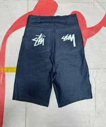 Stussy Rework Stil Blaue Shorts