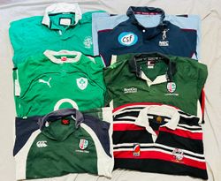 Mix vintage club rugby shirts  50 pcs