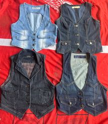 Gilet in denim 25 pezzi