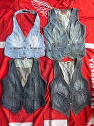Colete de denim 20 peças
