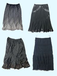 "Midnight Elegance: A Skirt Showcase"(TS:519)
