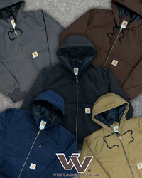 Carhartt rework style hooded jackets MOQ..