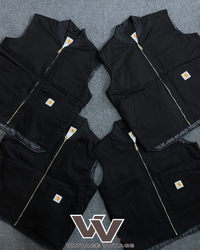 Carhartt rework style Black Gilets MOQ 25pcs #1525
