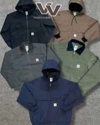 Carhartt rework style detroit and hooded..