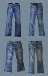 Y2K Revival: Low Rise Flare jeans (TS:525)