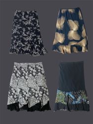 Retro Y2K Mesh & Maxi Skirts – Grunge Fairy Vibes ..
