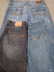 HD789 Men Designer Baggy Jeans - 16 pcs