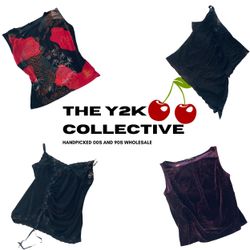 Y2K European Boho IT girl cami tops mix ft. Etam