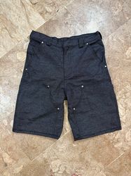 Jeans corti con doppio ginocchio in stile rielabor..