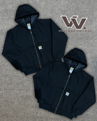 Carhartt Rework-Stil Schwarze Kapuzenjacke MOQ 25 ..