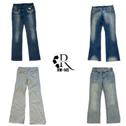Jeans Flare de Denim Y2K IT Girl (RW-145)
