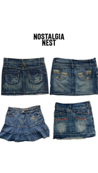 Y2K Denim Mini Skirts