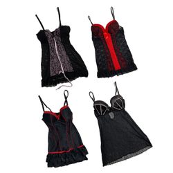 Laced Up Night Baby Dolls