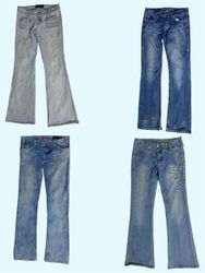 Retro Revival Flared Jeans (TS-535)