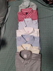 Brooks Brothers Mens Cotton Button shirts 21pcs