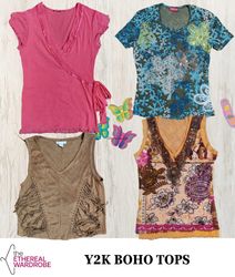 Curate Y2K Bohoo Tops 12pcs (RN : 1051)