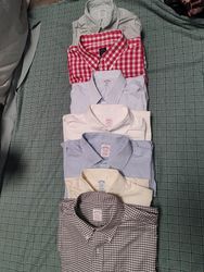 Camicie a pulsante in cotone per uomo Brooks Broth..