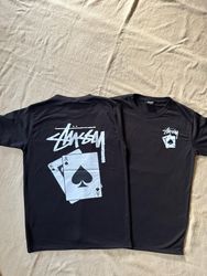 Stussy rework style card black tees 20 pcs