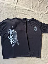 Stussy rework style telephone black tees 20 pcs