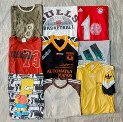 camisetas vintage da adidas e mix