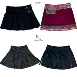 Y2K Unique Mix Mini Skirts (RE-997)