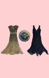 Y2K Moderne Poly-Kleid