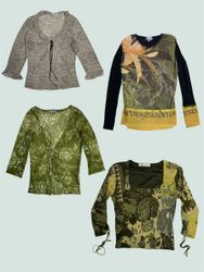 Y2K Jungle Muse : Verts Grunge & Imprimés Bohèmes ..